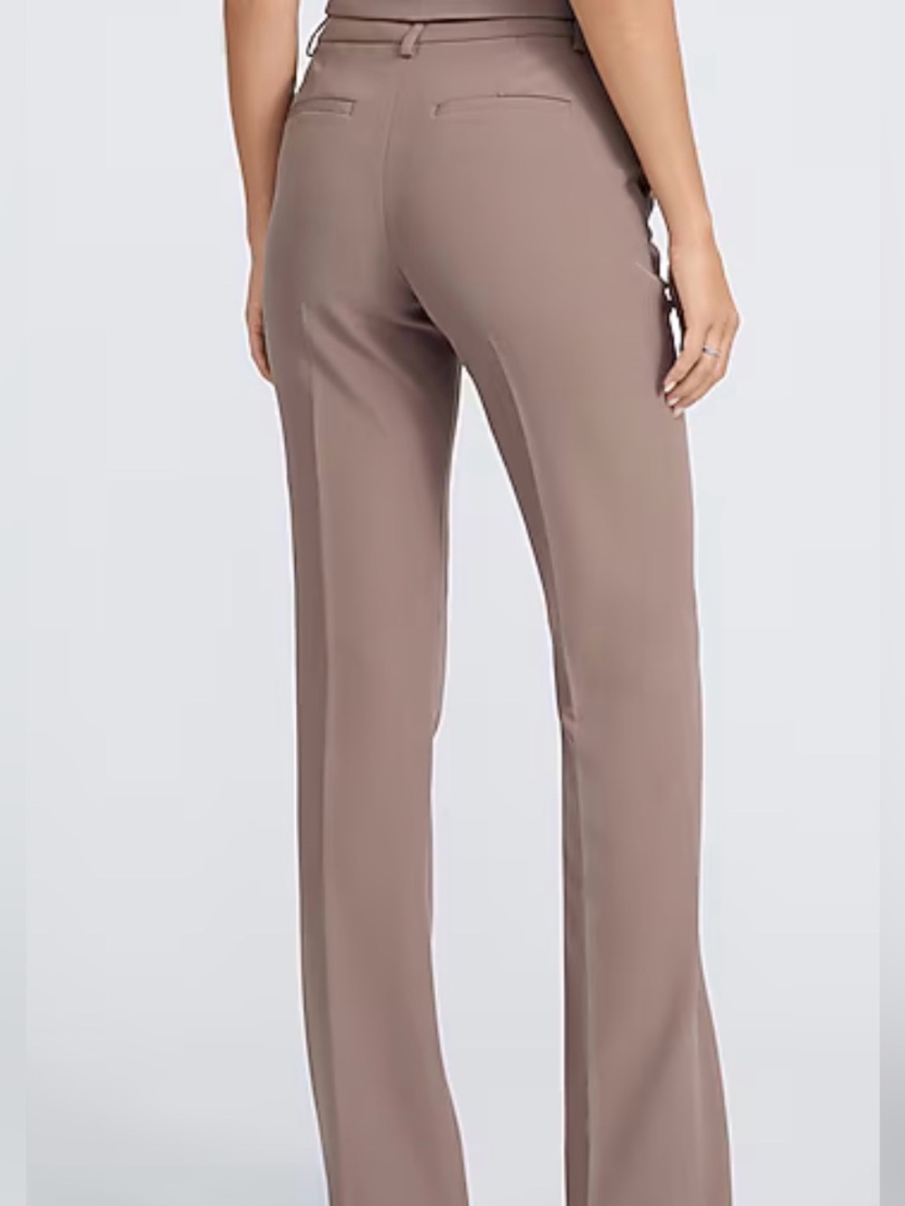 Express Editor High Waisted Flare Stretch Trouser  Size 10